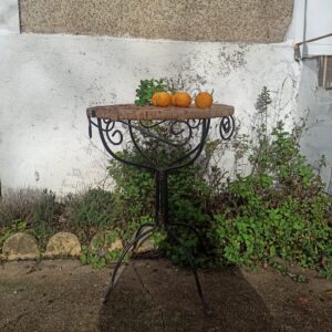 Guéridon fer forgé