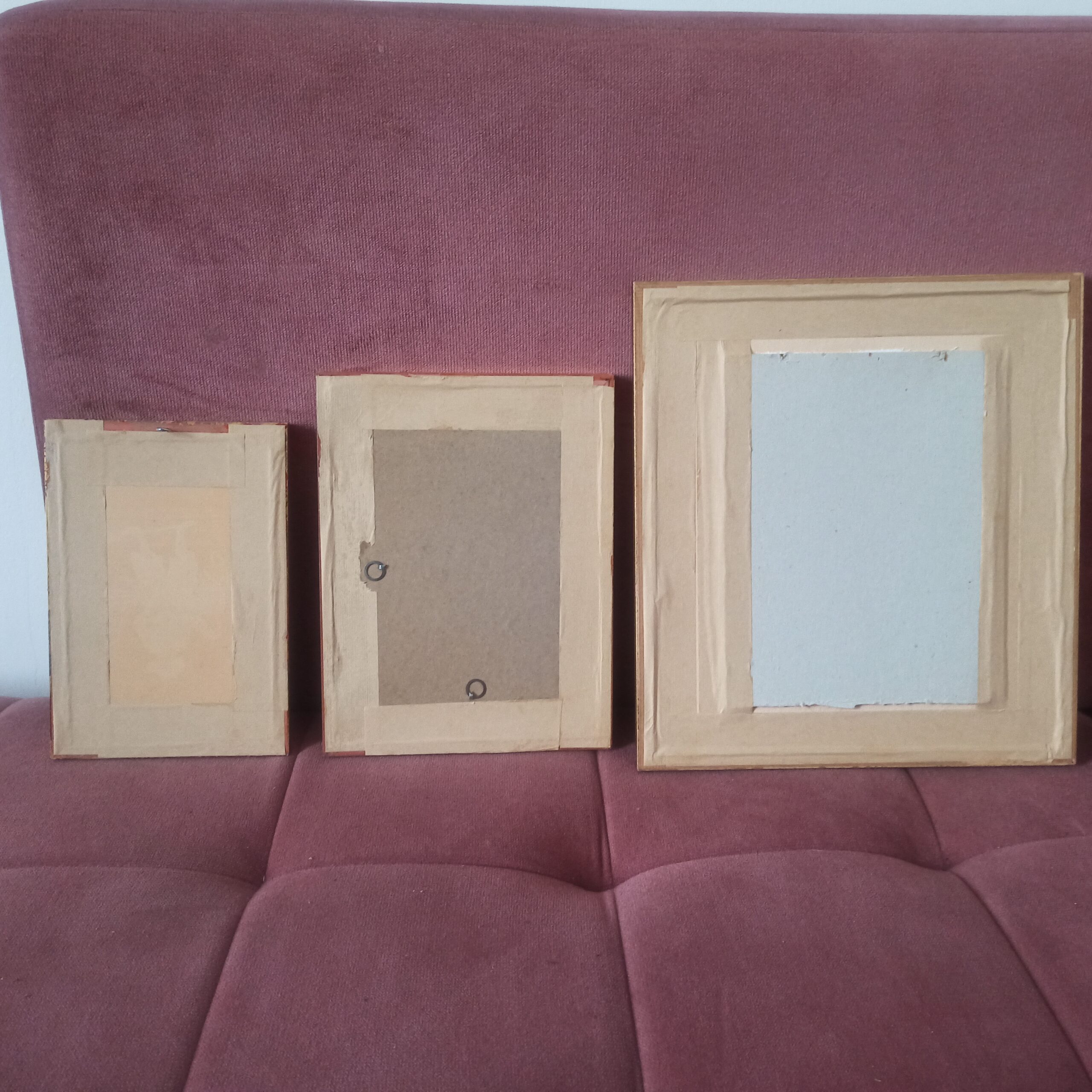 Cadres tissu vintage fleurs – Image 5