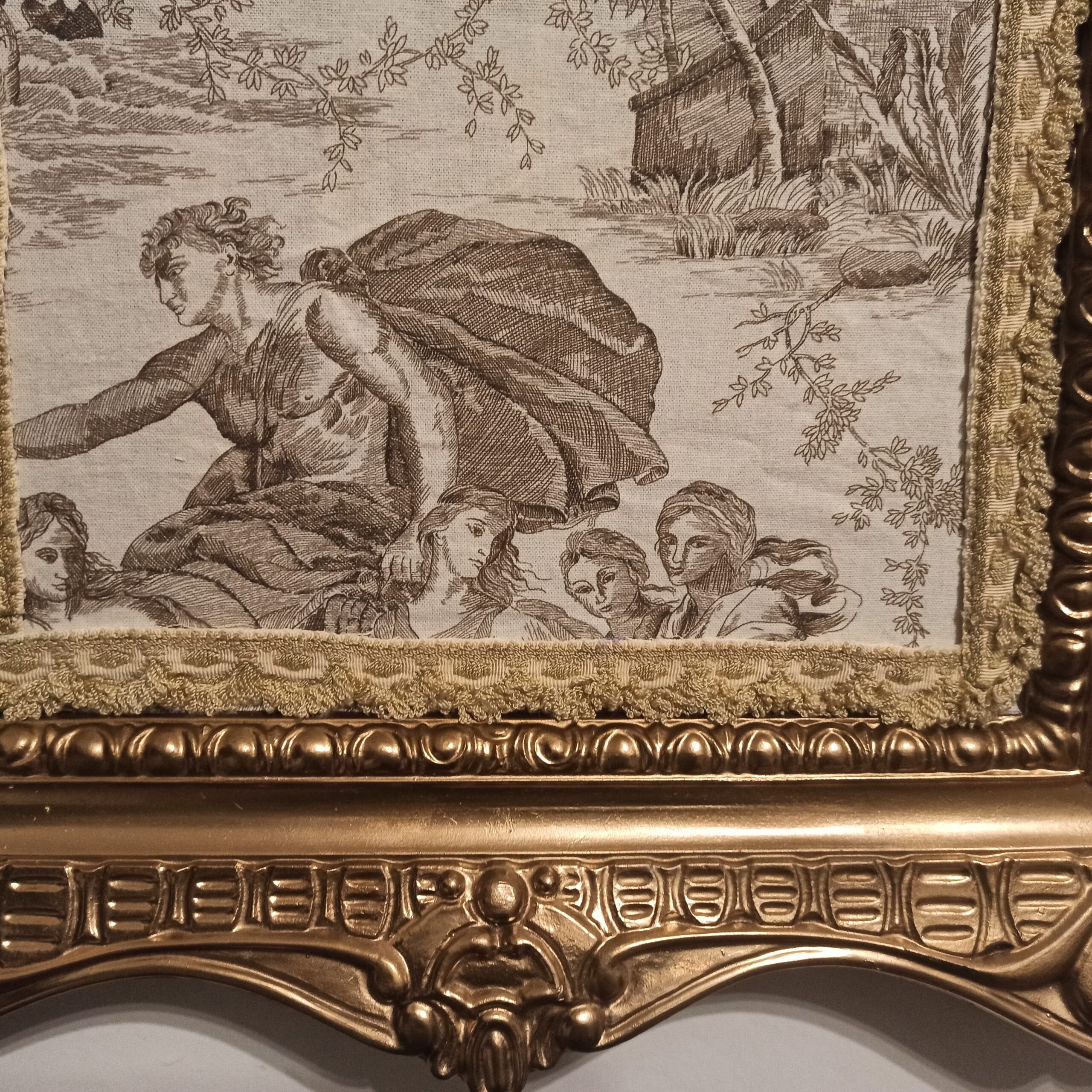 Grand cadre toile de Jouy – Image 4