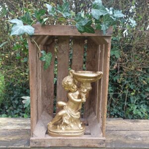 Statue ange bougeoir