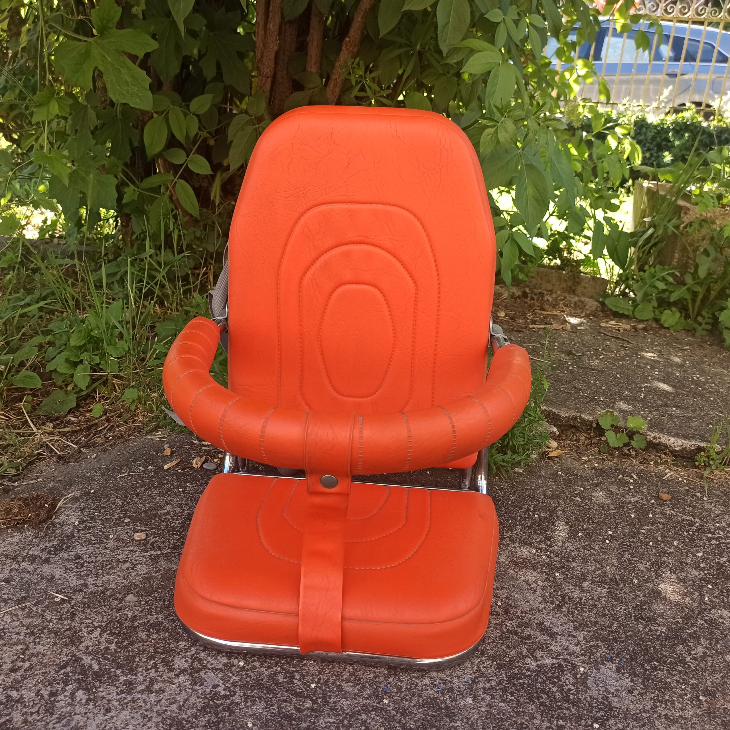 Siège vélo orange