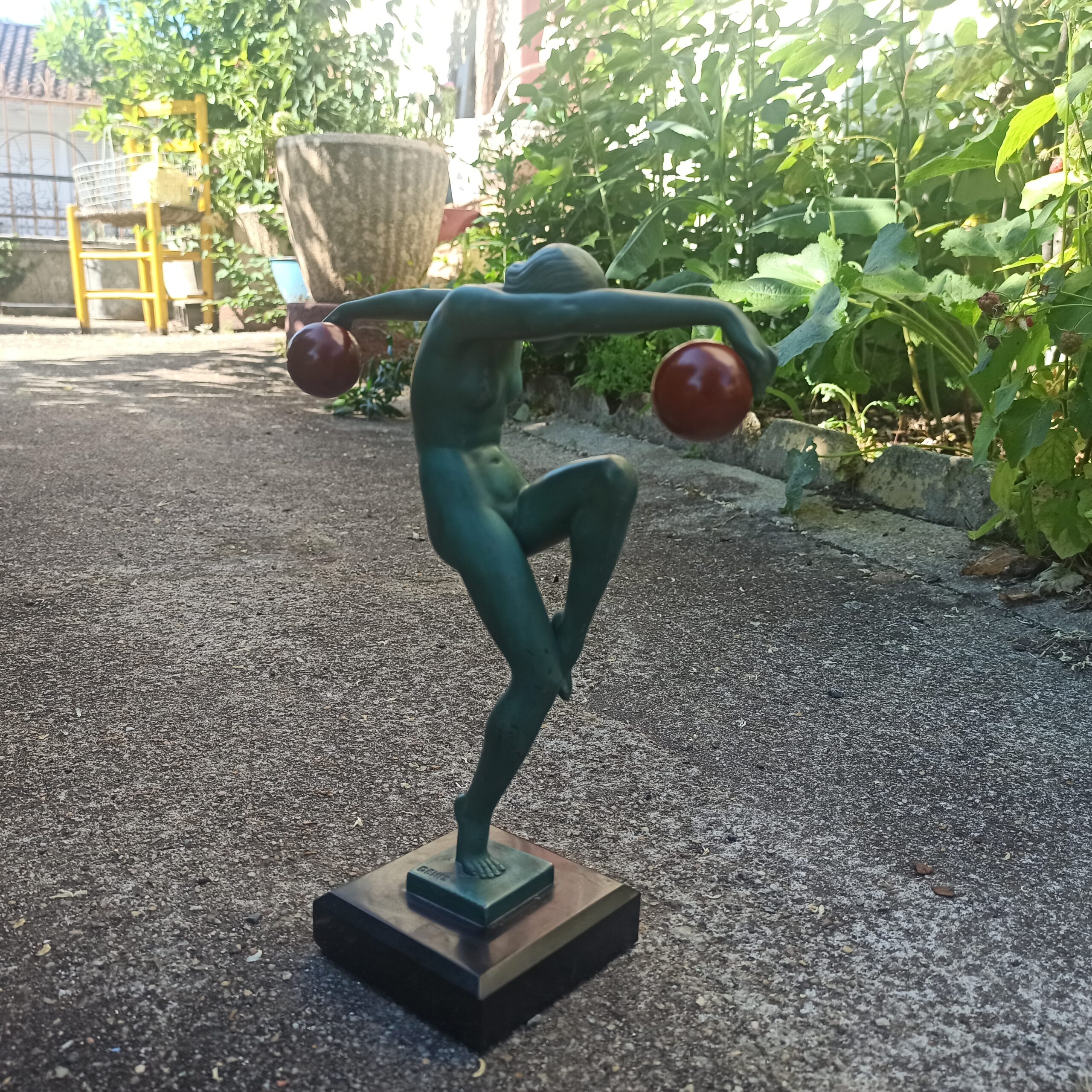 Sculpture danseuse art déco