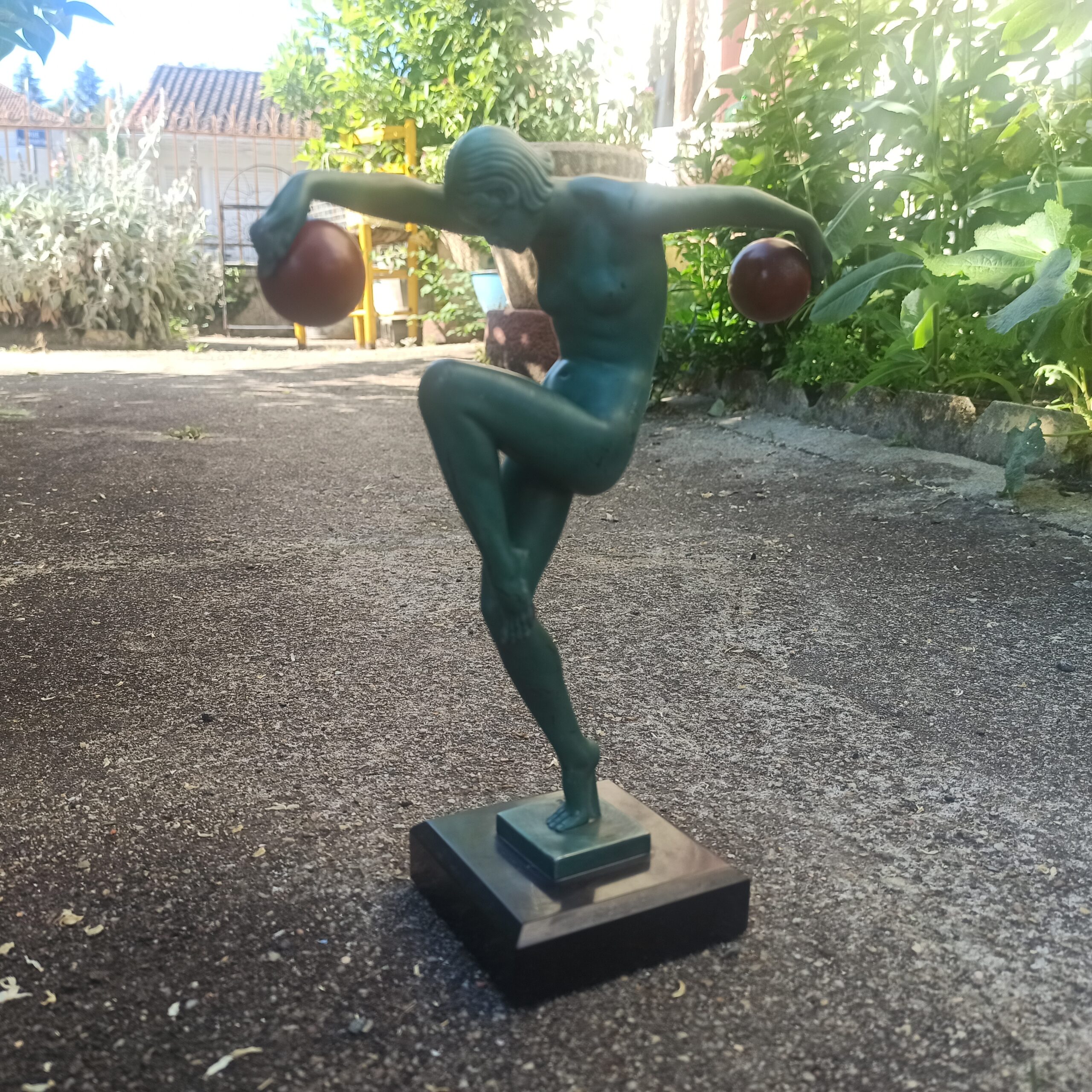 Sculpture danseuse art déco – Image 3