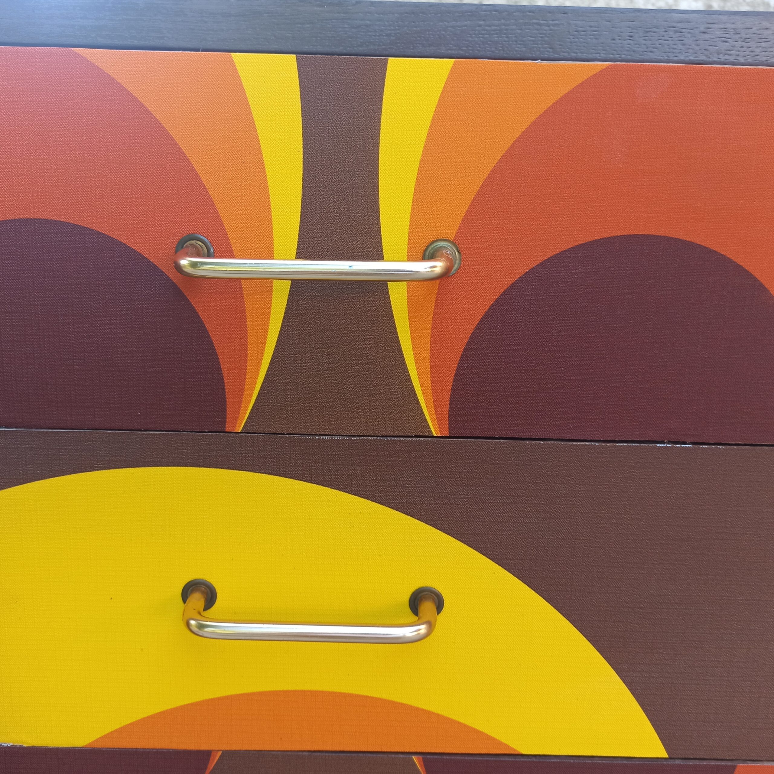Commode vintage orange – Image 6