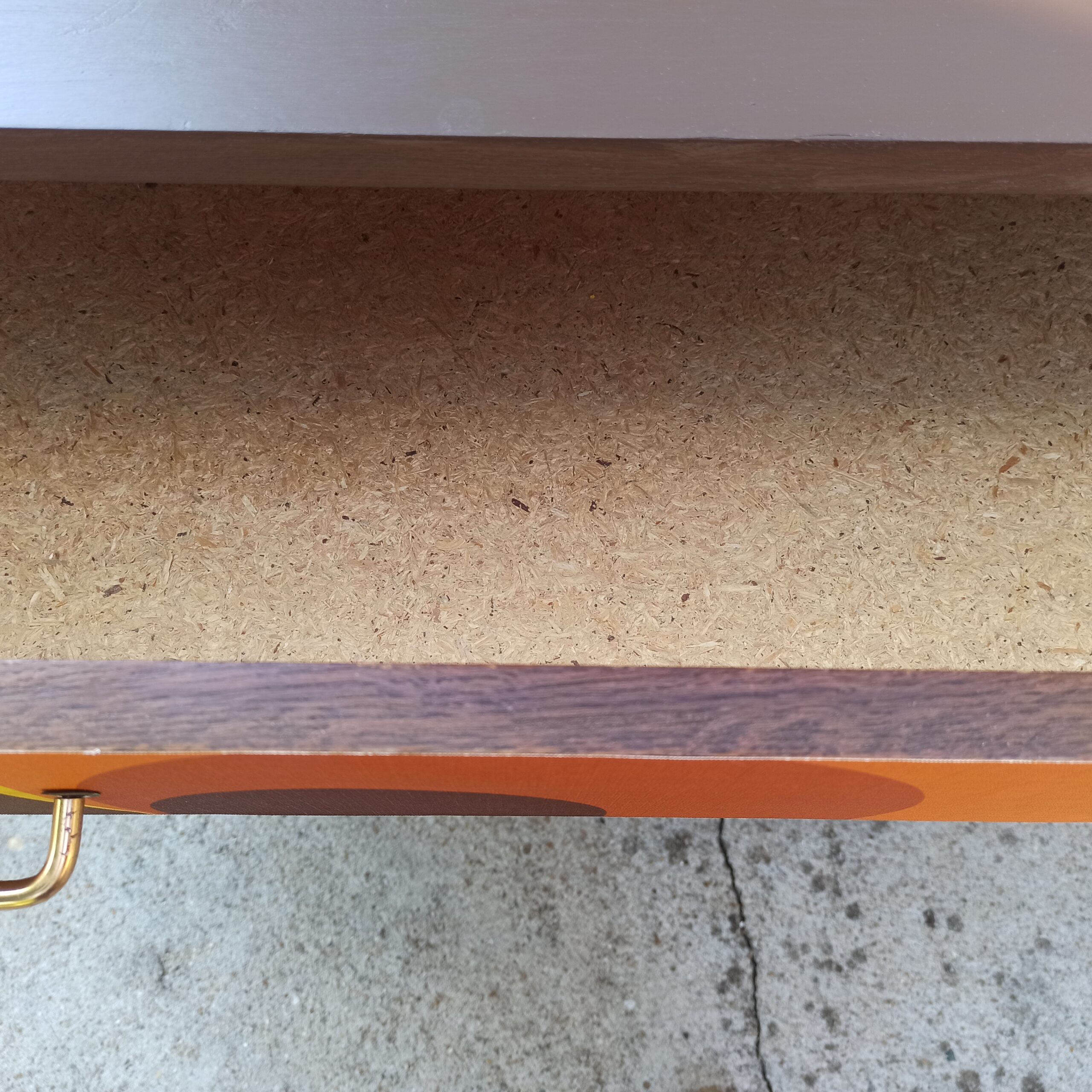 Commode vintage orange – Image 8