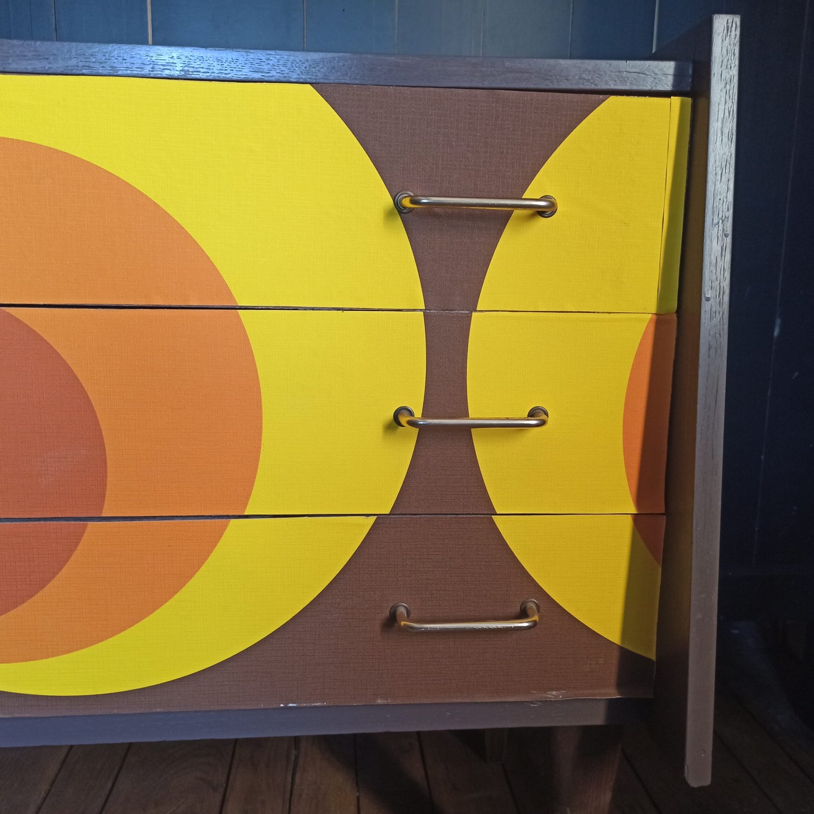 Commode vintage orange – Image 8