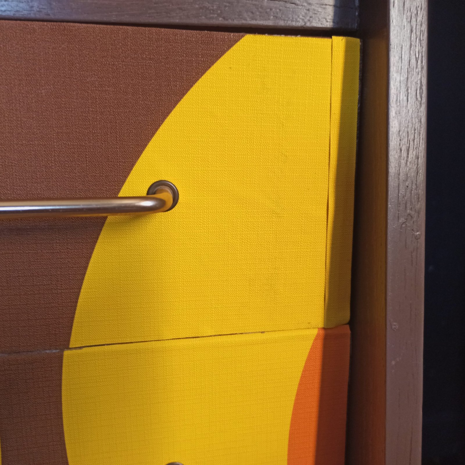 Commode vintage orange – Image 9