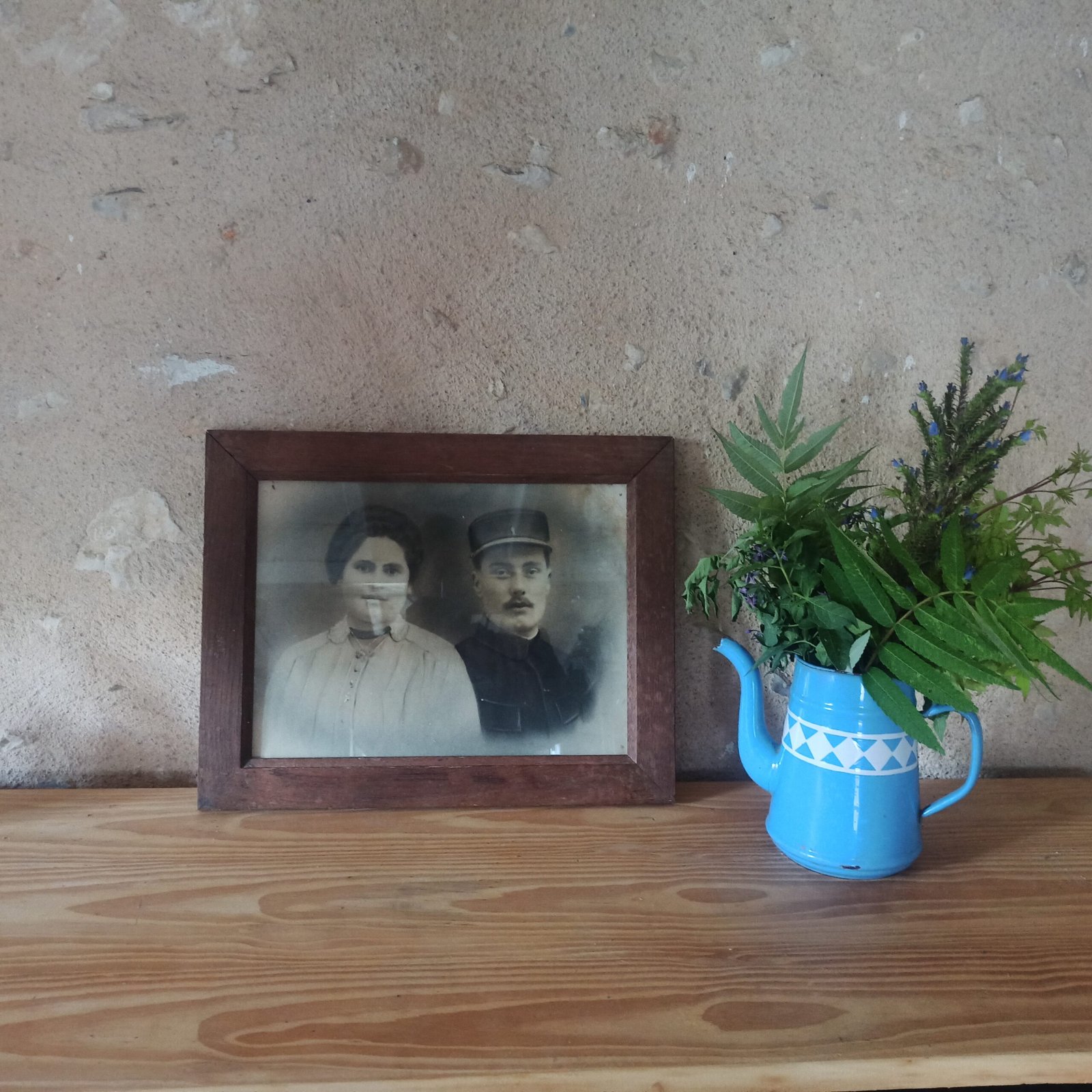 Cadre ancien portraits