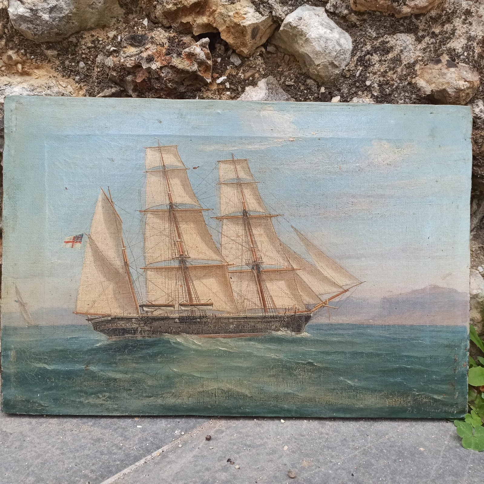 Peintures maritimes antiquité – Image 2