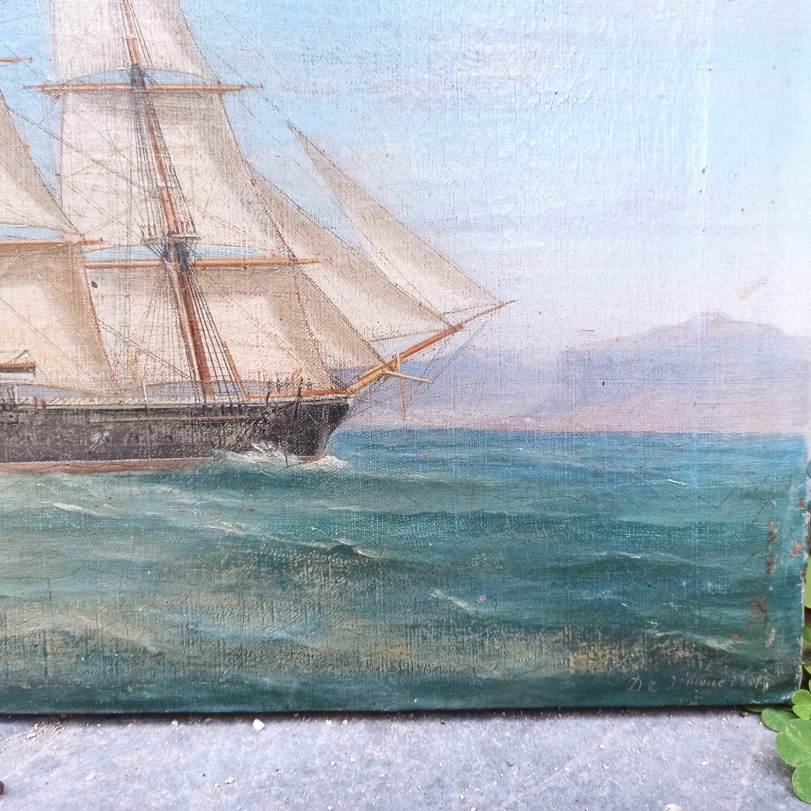 Peintures maritimes antiquité – Image 4