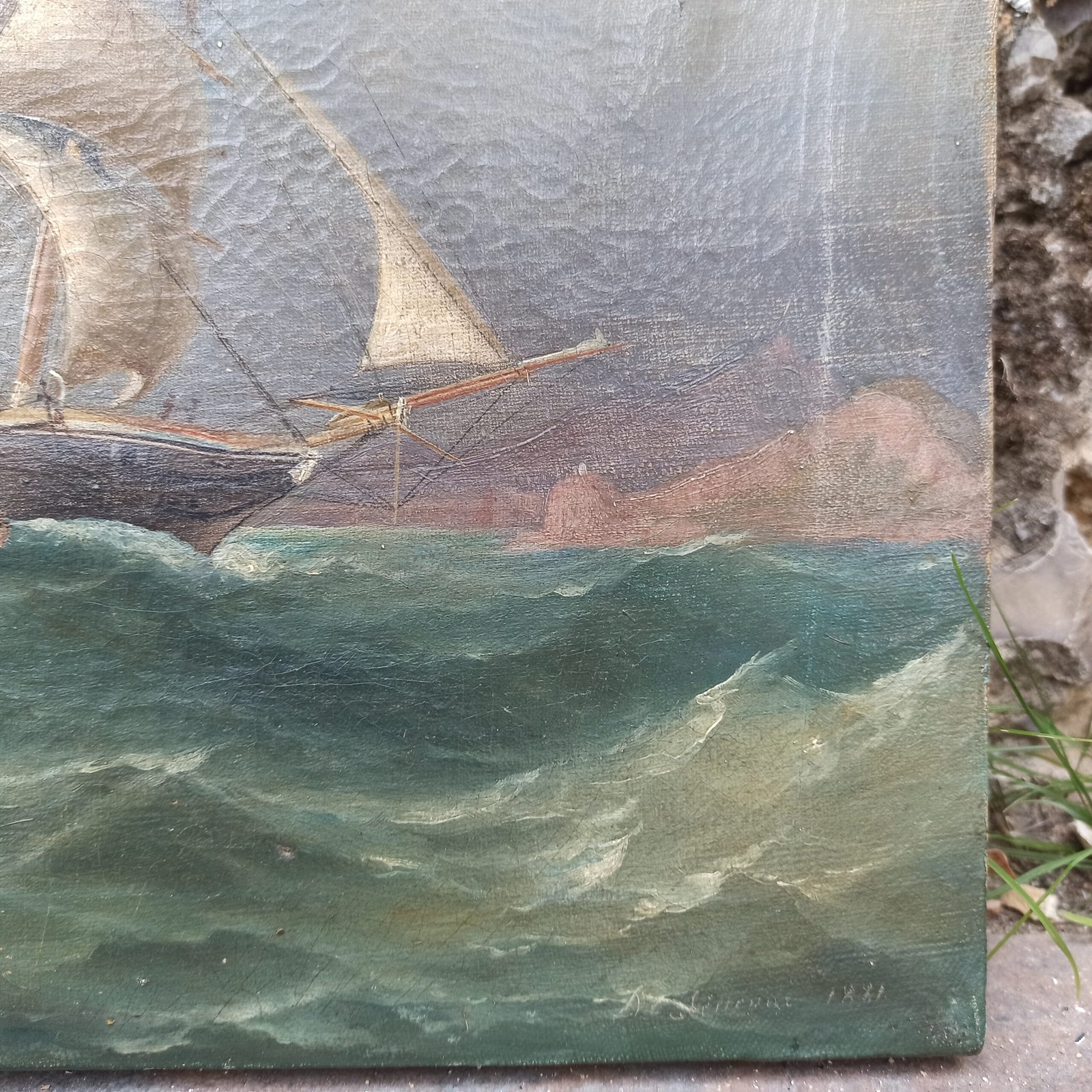 Peintures maritimes antiquité – Image 8