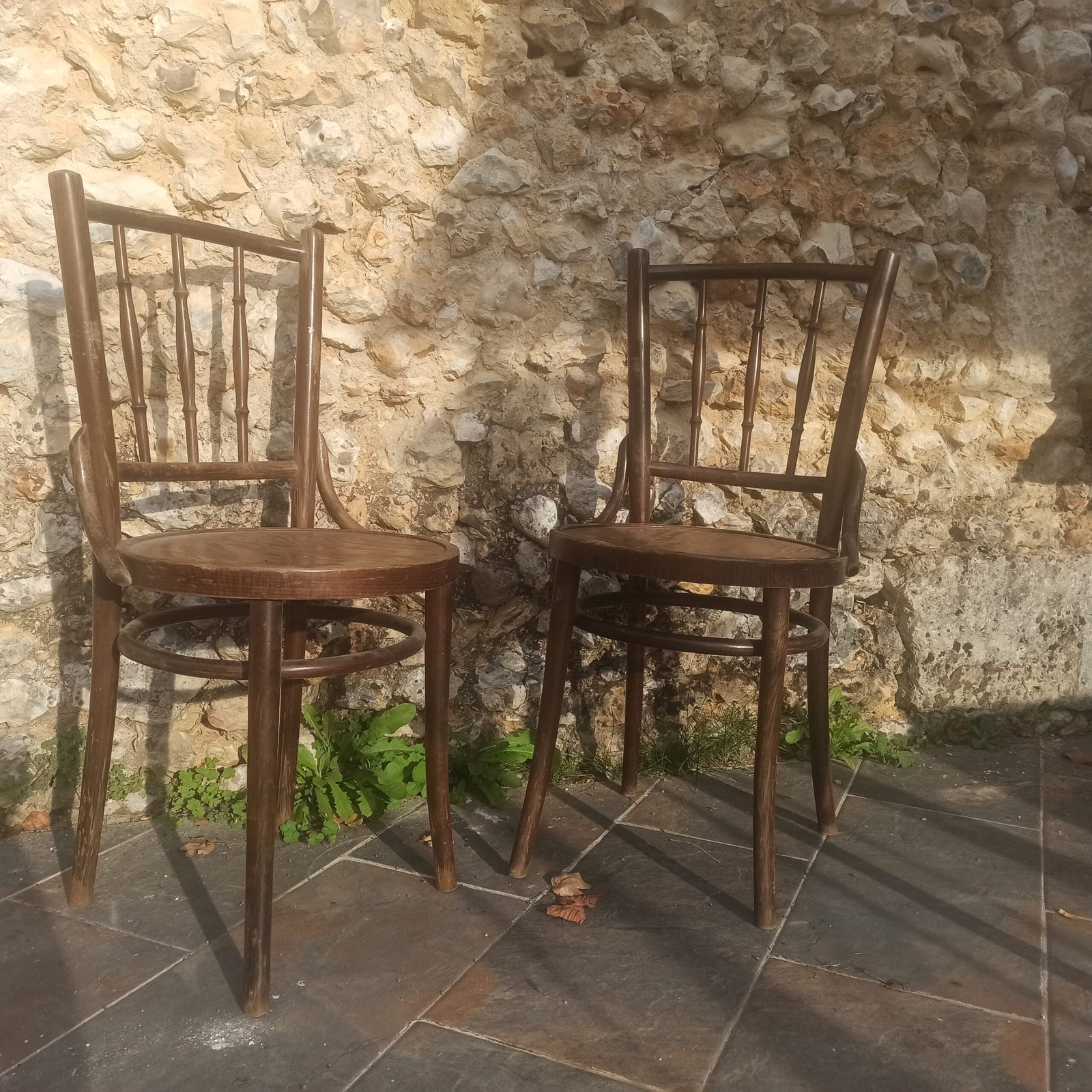 Duo chaises style Thonet